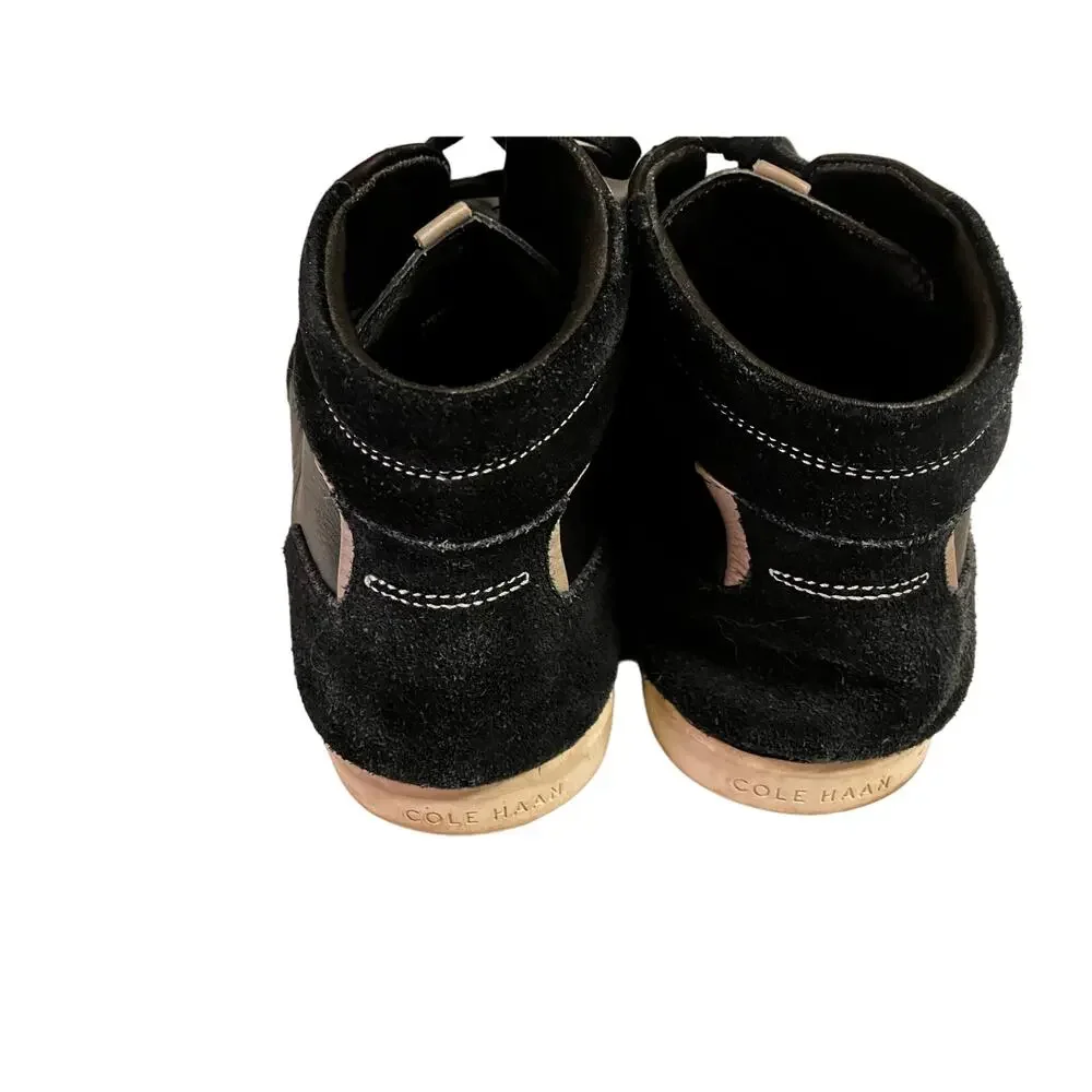 COLE HAAN Owen Sport Black High Top Size 11.5‎ Men Leather/suede Lace-Up